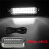 2PCS 27LED Blue/White/Red Stainless Waterproof  Lights Underwater Pontoon For Marine Boat Transom&Blue Light Sailing Lamp 50W