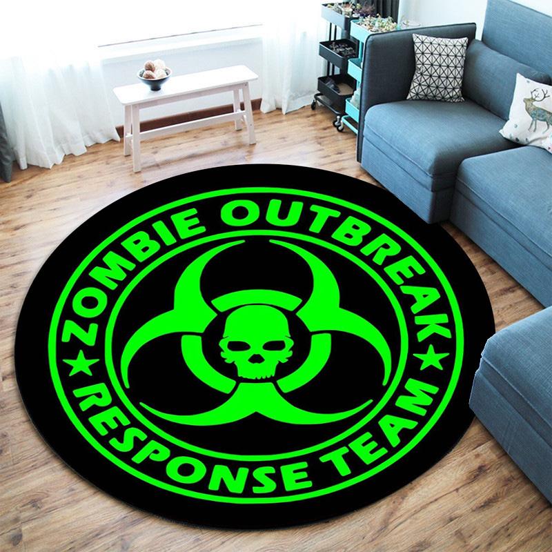 The sci-fi movie Resident Evil Umbrella Corporation carpet is a soft, home-style, bedroom, door mat decoration, and anti-slip carpet E3