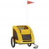 VidaXL Pet Bike Trailer Yellow 93966