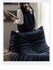 Fuzzy Caterpillar Lazy Sofa: Modern Minimalist Fabric Balcony & Bay Window Lounge Chair