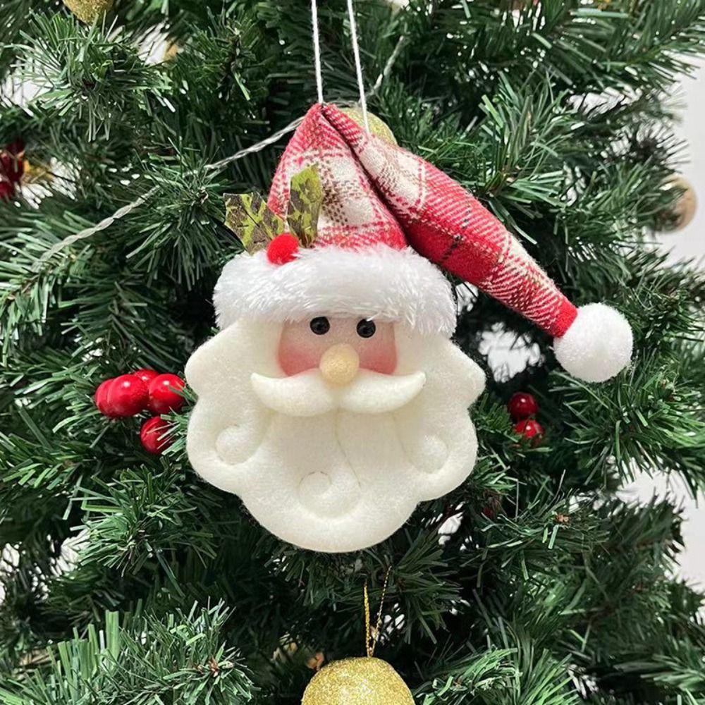 Snowman Christmas Elk Pendants Cloth Xmas Santa Ornaments Xmas Hanging Ornaments  Home Decor