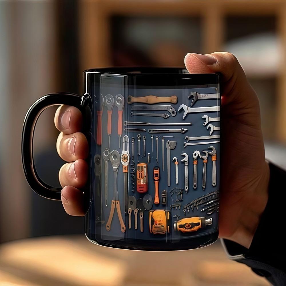 Ceramic Mechanic Water Cup 325ml Mechanic Mug Funny Coffee Mug Auto/Car Mechanic Gift
