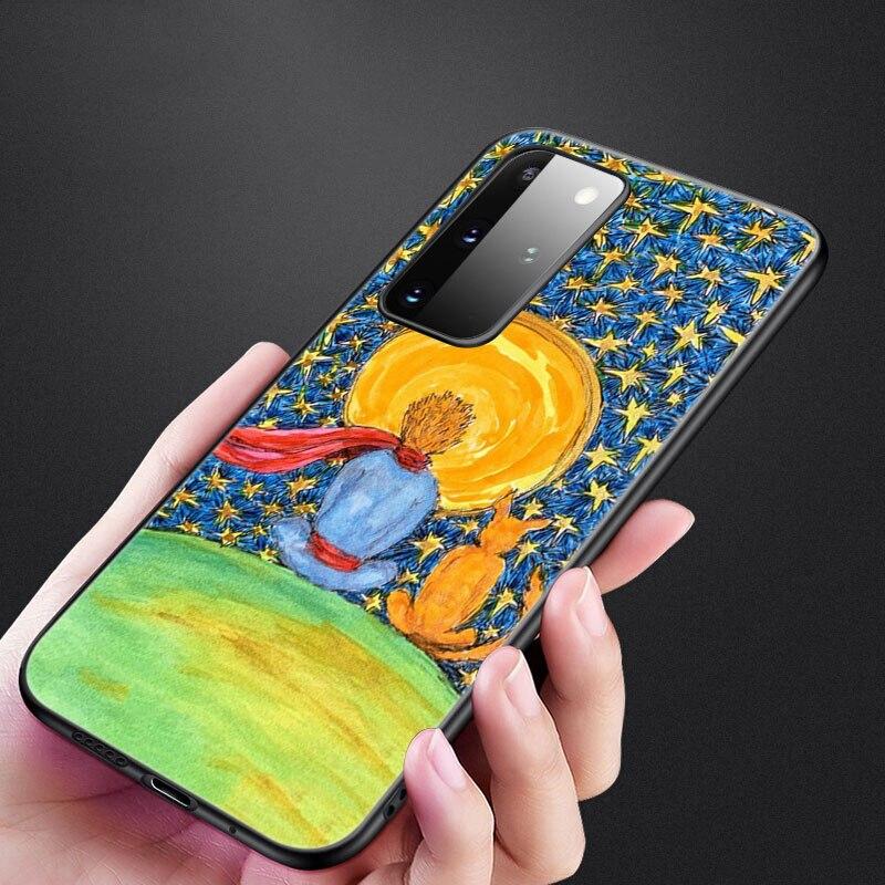 Чехол для телефона «Маленький принц с лисой» для Samsung Galaxy S20 S21 FE S10 Lite Note 20 10 Lite S8 S9 S10E S10 Plus, ультра черный чехол