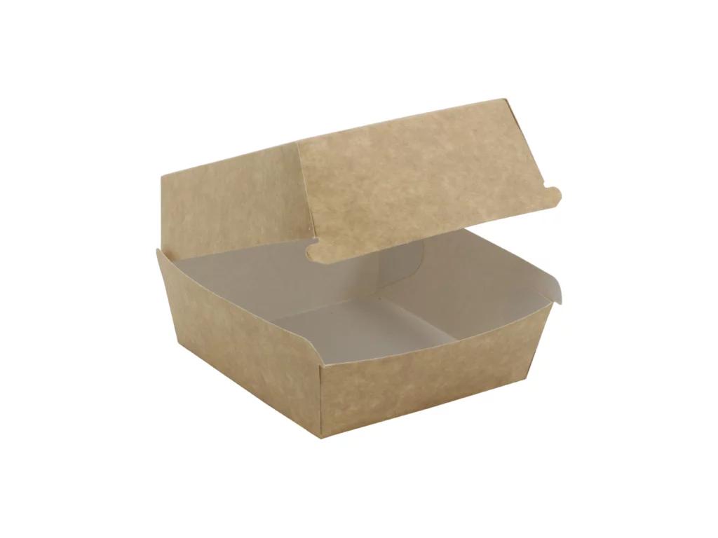 Hamburger Burger Packaging X X Kraft Without Plastic