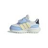 Neo Run 70S Soft Sole Casual Non-Slip Wear-Resistant Low-Top Walking Shoes Baby Shoes White Blue ID1156