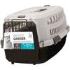 M-PETS Travel Crate Viaggio Carrier M - 68x47.6x45cm - Black and Gray - For Dogs