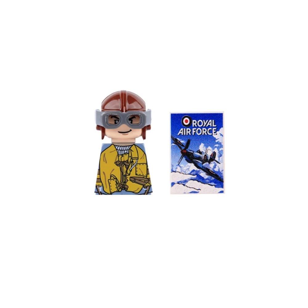 Детали солдат 101-й воздушно-десантной дивизии США, конструктор, офицер, армейский воин, пехота, военные аксессуары, оружие, кирпичики, игрушки GR03