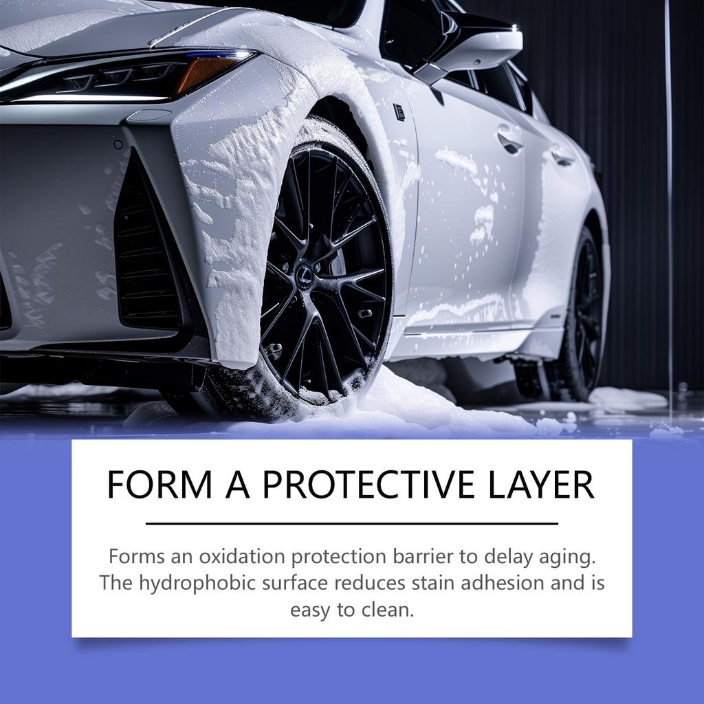 Автомобильное нанопокрытие, Автомобильное кристаллическое покрытие; Зеркальный блеск, осветляющий, анти-ультрафиолетовый и водостойкий100мл