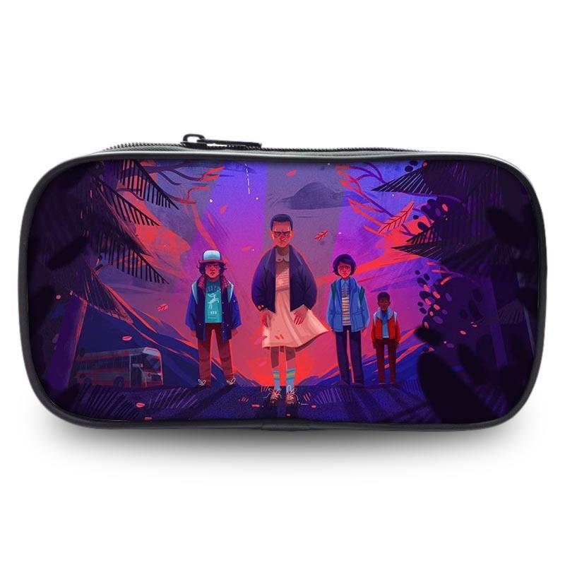 Вместительный пенал Stranger Things из ткани Оксфорд для студентов, универсальный дизайн