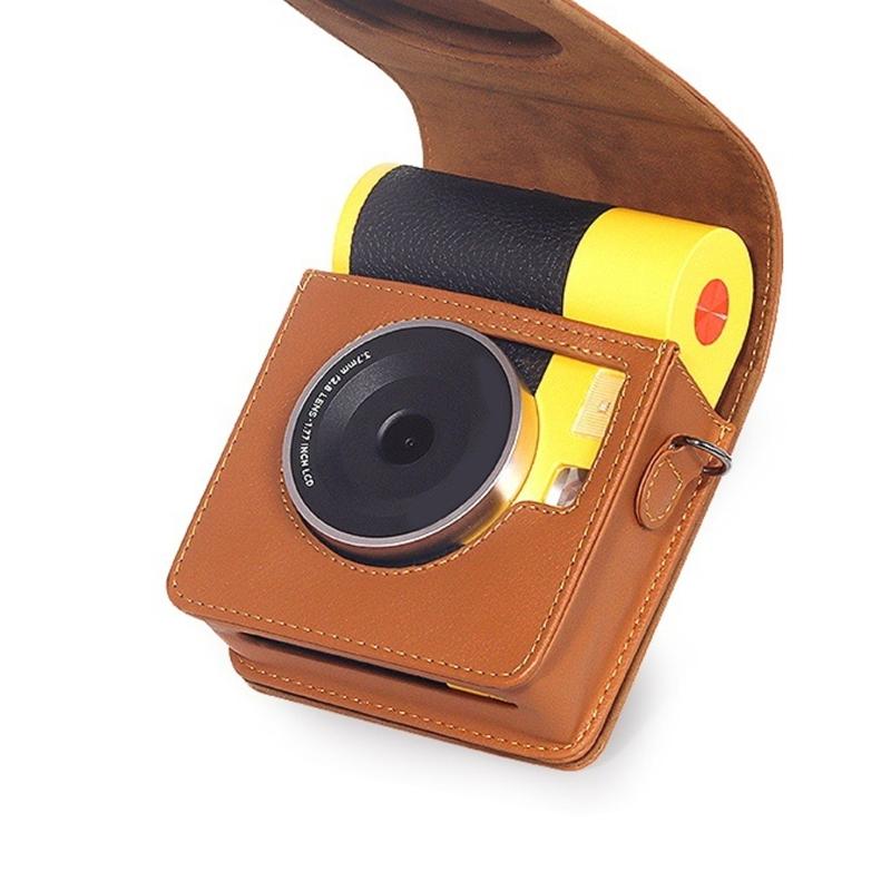 Кожаный чехол для Mini Shot 3 ERA/MS300 Защитный ретро-чехол для камеры Защитный чехол с регулируемым плечевым ремнем