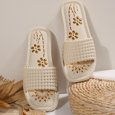 Женские тапочки Легкие Мягкие Домашние тапочки на подошве из ЭВА Нескользящие Повседневные Комнатные тапочки Пляжные сандалии Шлепанцы