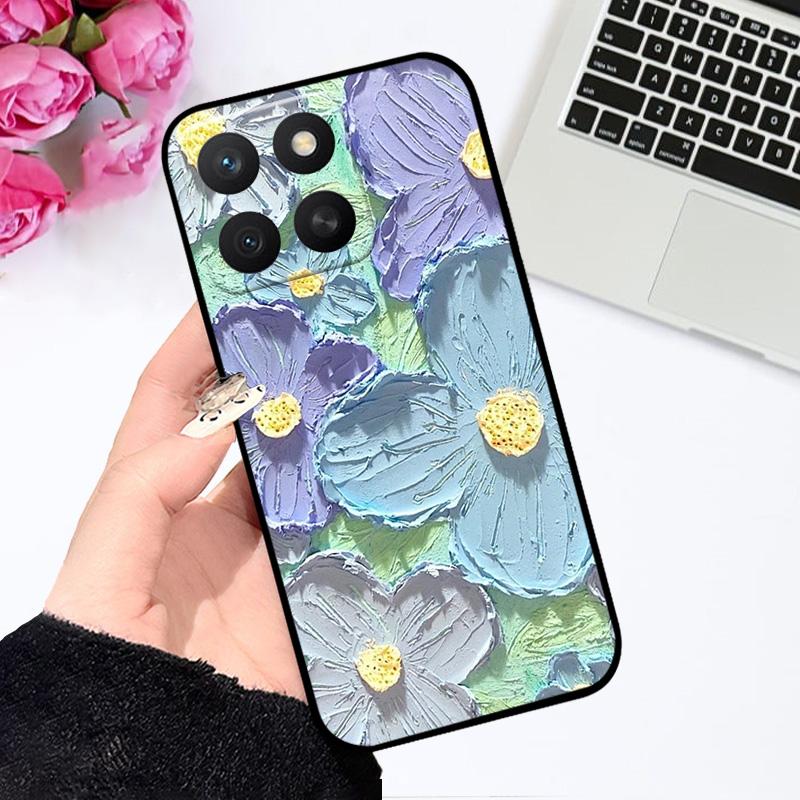 Чехол для Honor X8c HonorX8C Мягкий силиконовый ТПУ Милый Астронавт Печать на телефоне Чехол Для Huawei Honor X8c Чехлы ABR-LX3 Fundas Capa