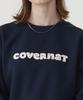COVERNAT WOMAN Rope Cooper Logo Sweatshirt Navy