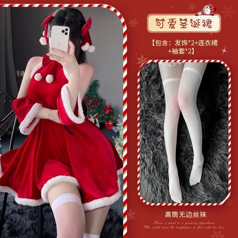 Дочь Халат Милое Платье Принцессы Рождественское Платье для Трансляции Рождественский Костюм Чистое Желание Женский