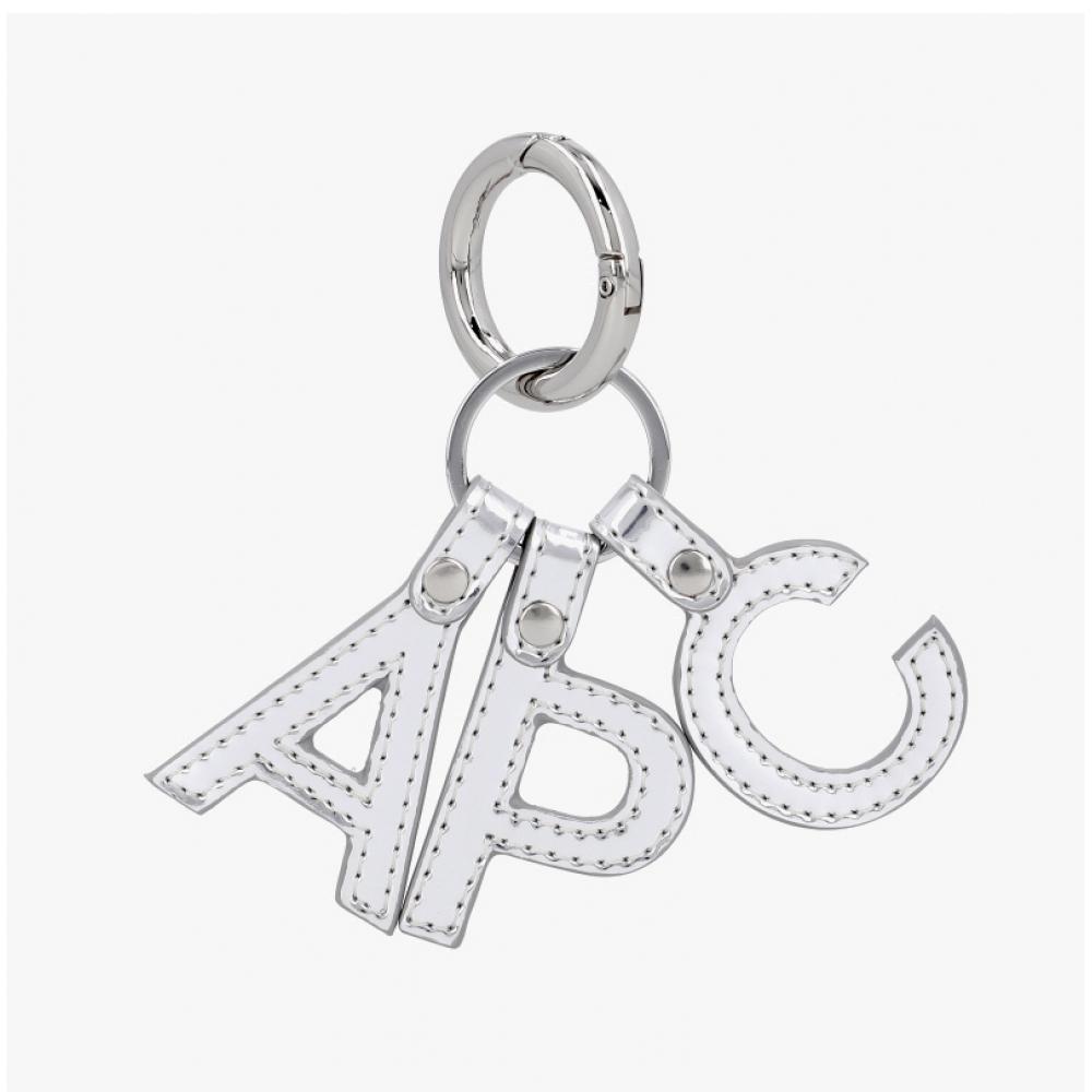 A.p.c Брелок с логотипом и буквами F63656 Rab Argent