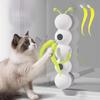 Intelligent Interactive Cat Toy with Replaceable Prey Tail Smart Motion Worm Cat Toy for Indoor Cats Interactive Caterpillar Design Cat Dog Toy