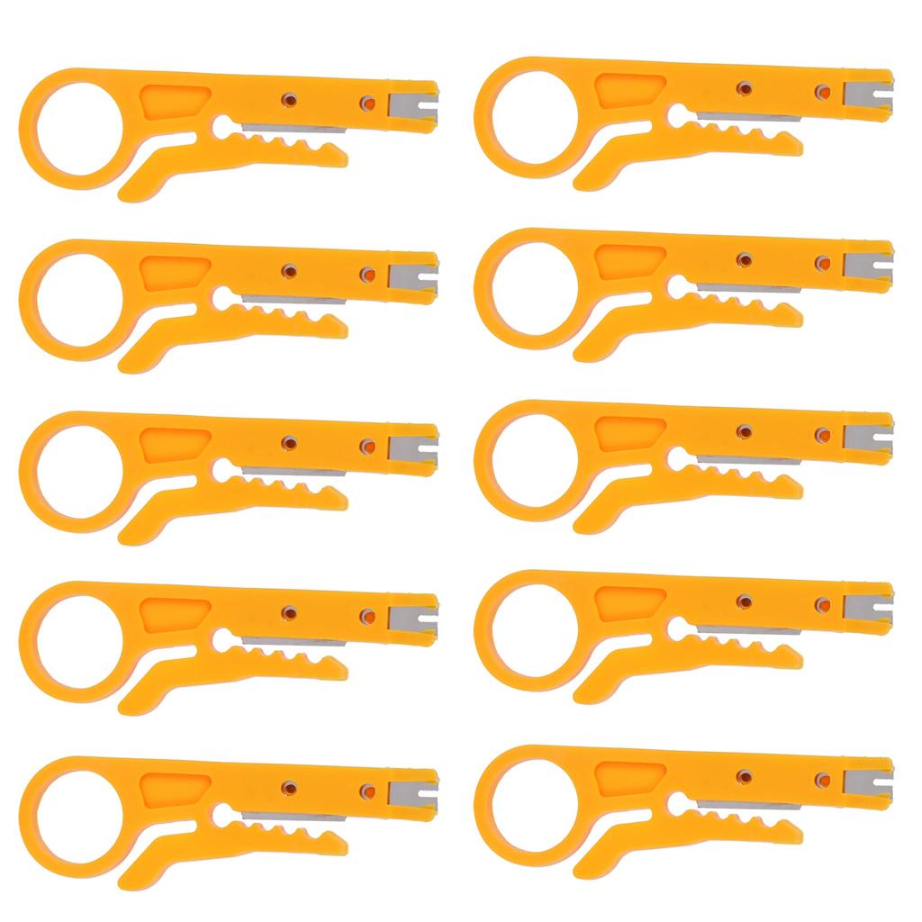 10Pcs Wire Stripper Multi Purpose Mini Cable Crimping Stripping Pliers Tool for Electrician