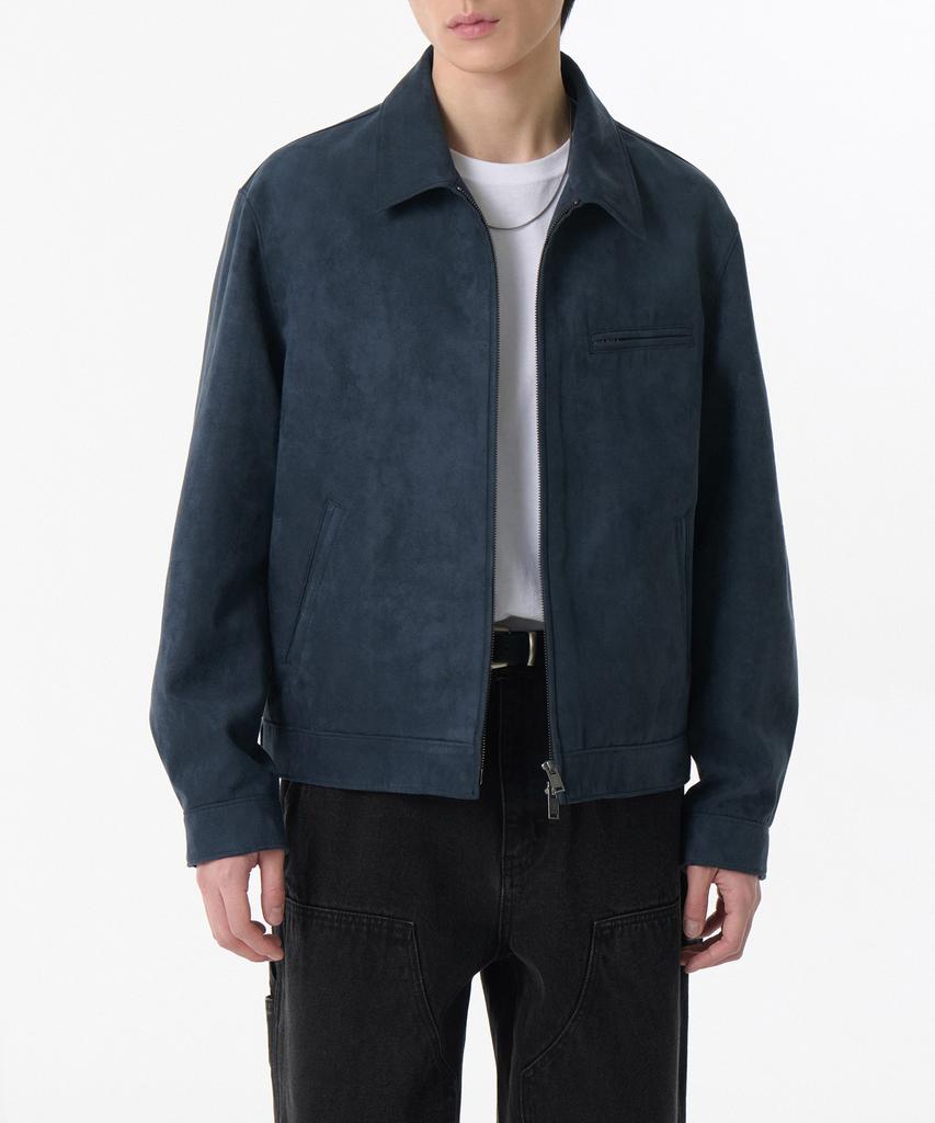 Musinsa Standard Synthetic Suede Work Jacket [Iron Grey]
