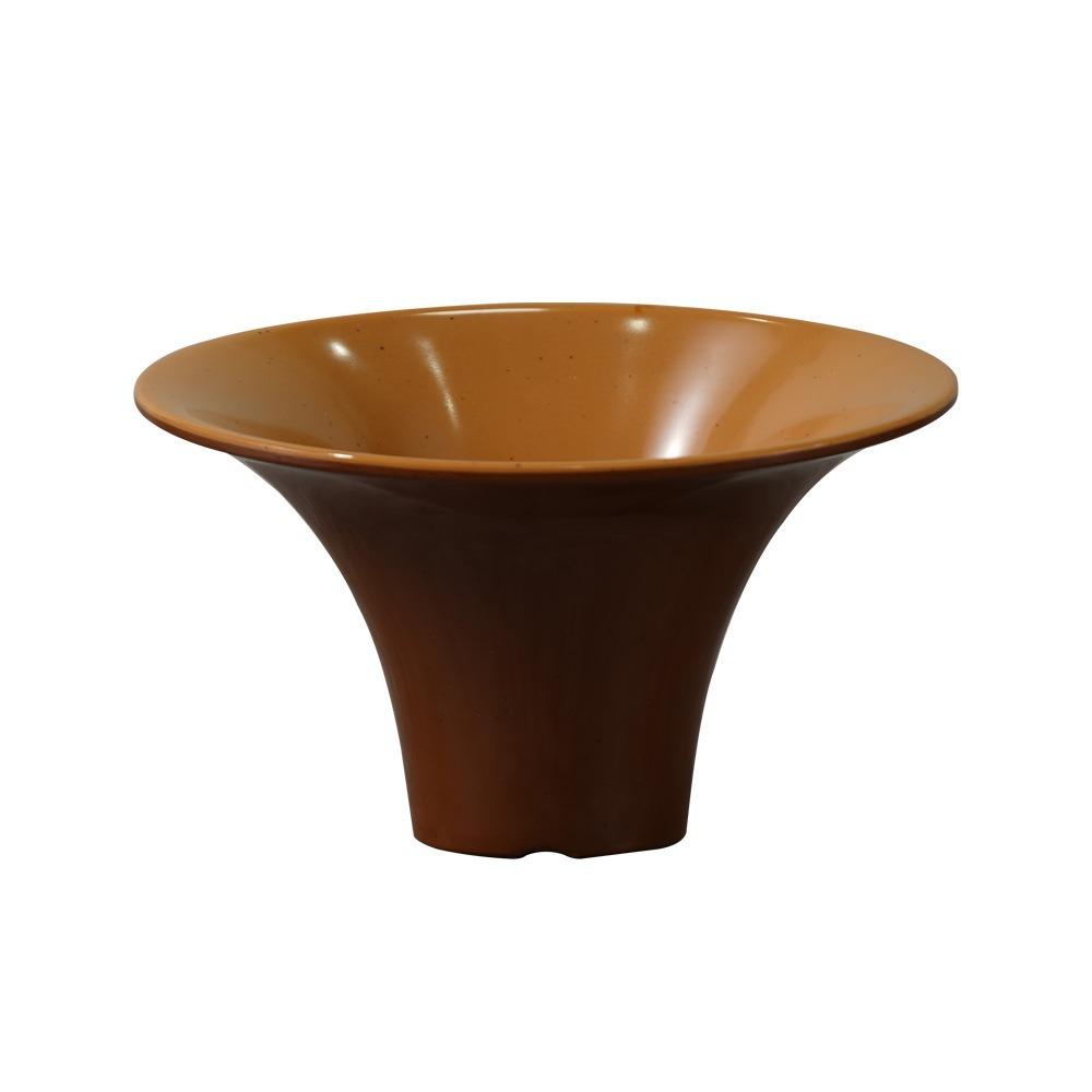 Stackable Slanted Mouth Bowl Large Capacity Hot Pot Dish Plate Horn Shaped Bowl  Home Dessert