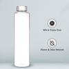 Borosilicate Glass Fridge Bottle with Leak Proof Stainless Steel Cap | 1000 Ml