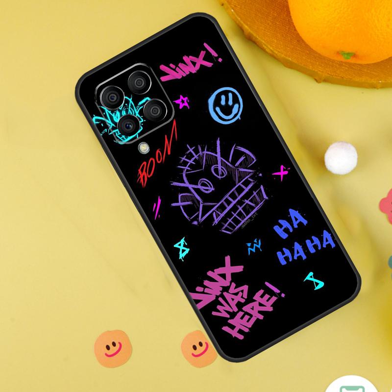 Чехол для Samsung Galaxy M31s M13 M33 M53 M52 M32 M12 M14 M34 M54 M11 M21 M51 M20 M15 M55 с изображением Аркейн Джинкс