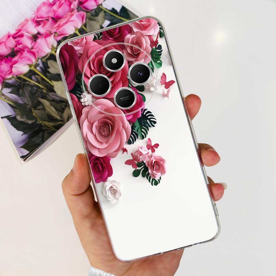 For Xiaomi Poco C75 Case Cute Cat Butterfly Painted Cover Soft Silicone Phone Case For Xiaomi Poco C75 C 75 PocoC75 Fundas Coque