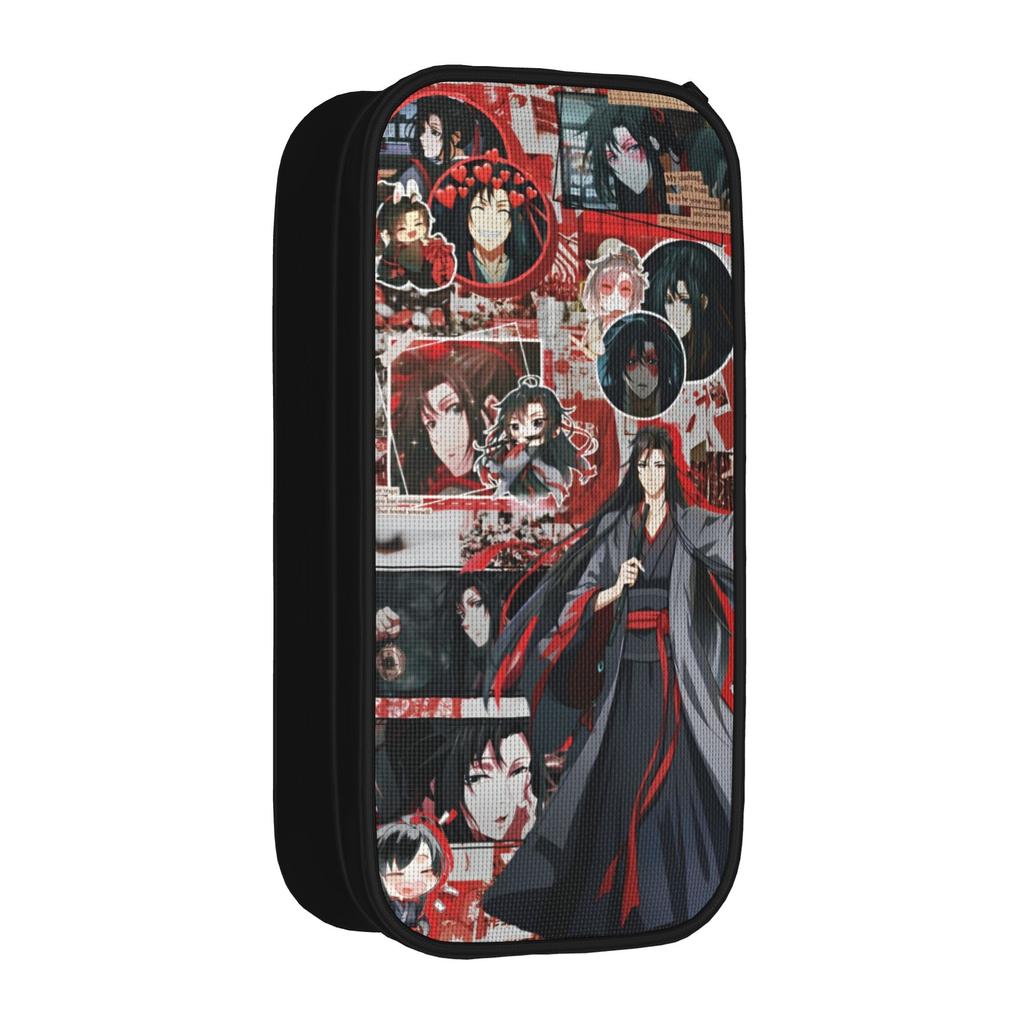 Fun WangXian The Untamed Pencil Cases Lan Wangji Wei Wuxian Pencilcases Pen Box Large Storage Bag School Supplies Stationery
