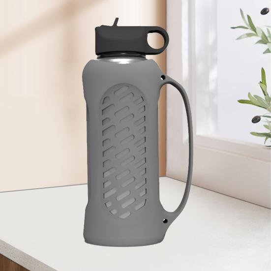 Крышка для бутылки BPA Free, устойчивая к царапинам, с ажурным дизайном, силиконовая, портативная, 40 унций, термокружка, защитный чехол, кухонный гаджет