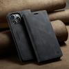 AutSpace-A01 Для iPhone 16 15 14 13 12 11 Pro Max, Ударопрочный Роскошный Магнитный Флип-чехол-кошелек из ПУ-кожи, Слот для карт, Подставка