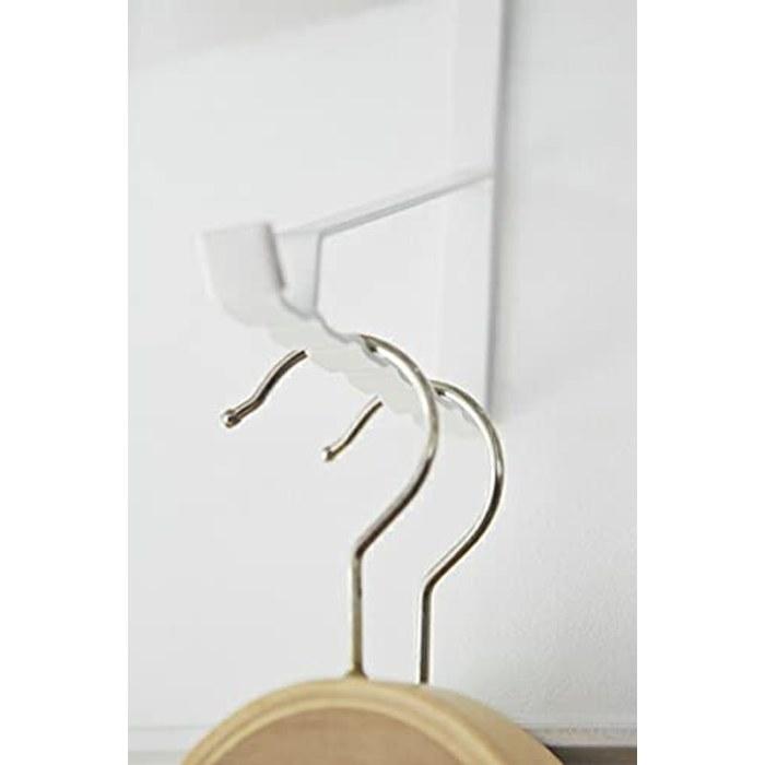 [Yamazaki] Door Hook Smart Door Hanger 6-Hook White 2-Set 2762 | Door Hanger Hooks Bag Hat Storage White (2-Set)