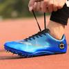 Men Track and Field Spikes Shoes Training Competition Sprint Lightweight Racing Non-slip Match Waterproof Wholesale Professional
