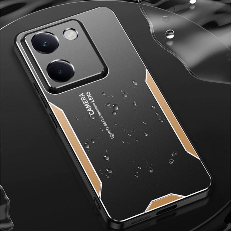 Для VIVO Y100i Чехол Металлическая Алюминиевая Крышка Защищающая Объектив Матовый Чехол Для VIVO Y100i Защита от Отпечатков Пальцев Металл+ТПУ