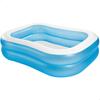INTEX Большой семейный бассейн Swim Center, 203 x 152 x 48 см (8.7 x 6.7 x 18.7 дюймов), Синий, 57180 [Официальный японский продукт]