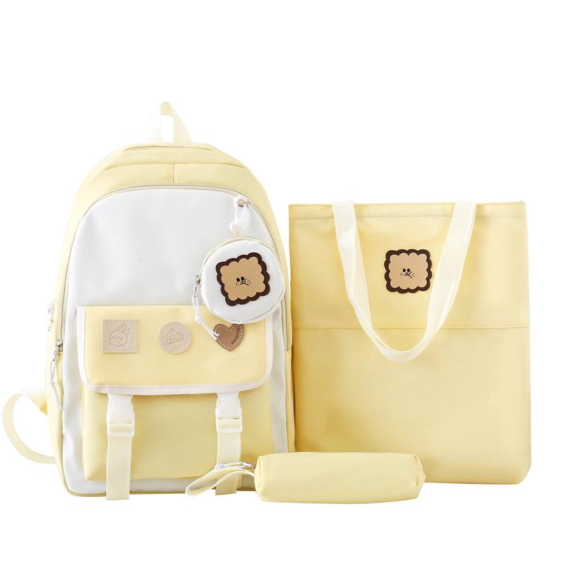 Новый Модный Тренд Рюкзак Повседневный Рюкзак Большая Вместимость Дорожная Необходимая Сумка Школьный Рюкзак для Начальной и Средней Школы