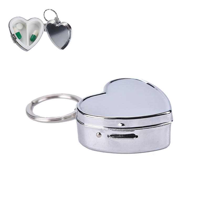 Портативный органайзер для лекарств Heart Pillbox, контейнер для лекарств, держатель для хранения,