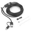 Y102 USB 3 In 1 Endoscope 5.5mm Lens 6LED 5M Cable IP67 Waterproof Borescope Inspection Camera