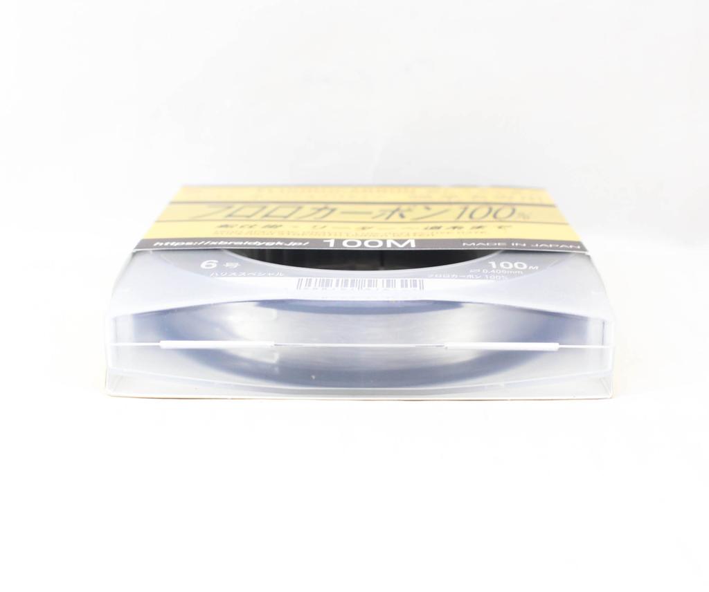 YGK Лидерная леска из 100% фторуглерода, 100 м, размер 6, 20 фунтов, 0,405 мм. (5624)