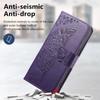 Флип-кошелек с текстурой бабочки для Samsung S26 S25 S24 S23 S22 Ultra Plus FE Женский защитный чехол-подставка с ремешком на запястье