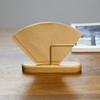 Элегантная деревянная подставка для фильтров Прочная стойка для фильтровальной бумаги Коробка для хранения Держатель фильтровальной бумаги для кофе ручной заварки для дома