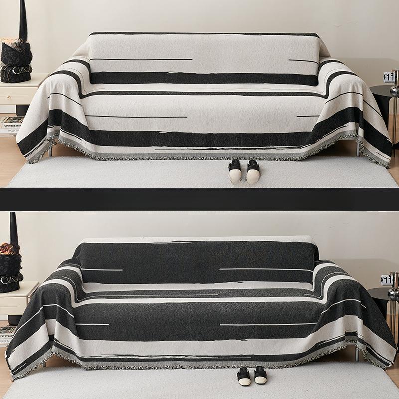 Ткань для чехла на диван, современный простой чехол для дивана, универсальная подушка для дивана на четыре сезона, нескользящая, грязеотталкивающая, диванное полотенце, не царапающаяся