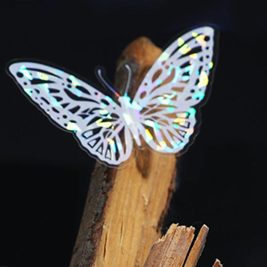 20 шт. полых резных наклеек-бабочек, украшения, 3D-ослепительные зеркальные металлические наклейки-бабочки для скрапбукинга, расходных материалов для журналов