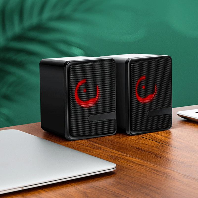 Новый S3 Динамик USB Подсветка Двойной Диффузор Сабвуфер Для Мобильного Телефона Ноутбука Стерео