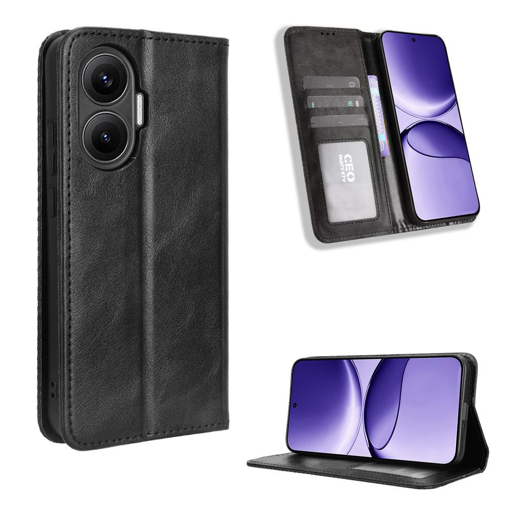 For Xiaomi Redmi Turbo 4 Pro 5G Leather Case Wallet Stand Retro Texture Phone Cover