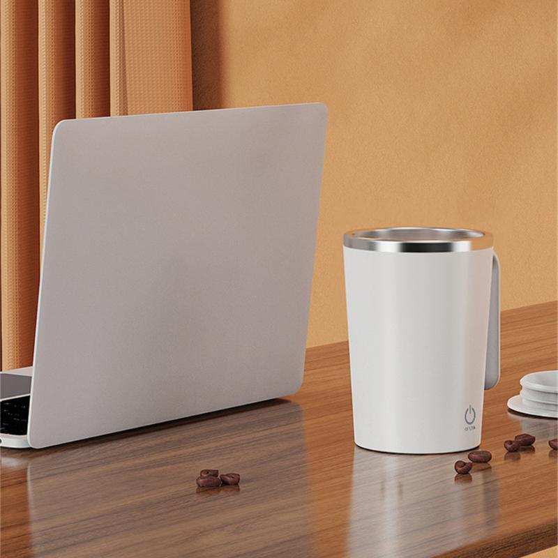 Автоматическая чашка для воды с перемешиванием, электрическая чашка для кофе, чашка для молока, автоматическая вращающаяся чашка для сока из нержавеющей стали