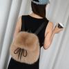 Small Backpack for Women 2025 Autumn and Winter Plush Backpack Women's Premium Imitation Fox Hair Backpack