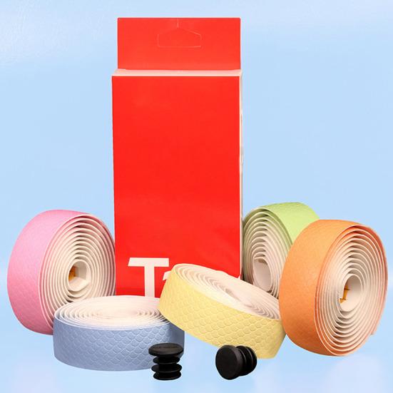 2 Rolls Bicycle Soft Memory EVA Handlebar Grips Anti-Slip Texture Shock Absorption Memory Foam