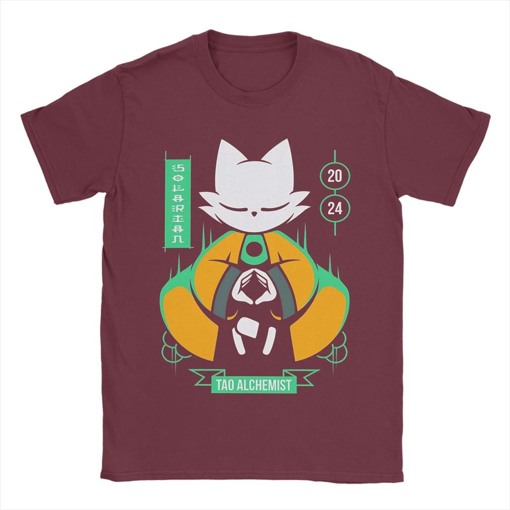 Nine Sols 9 Yi Fangshi Tao Indie Game T Shirts for Unisex Cotton Leisure T-Shirt Crew Neck Tees Short Sleeve Tops Gift
