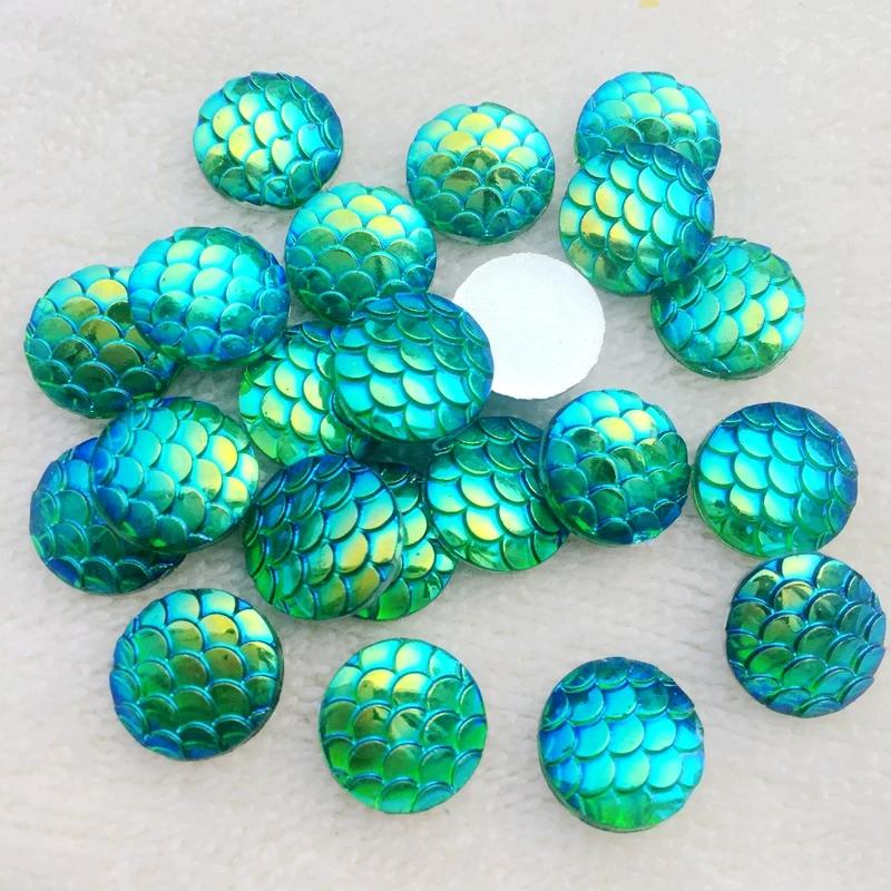 80 шт. Круглые АБ смола кристалл Чешуя плоская спинка Стразы скрапбукинг Свадебное украшение скрапбукинг DIY аксессуары