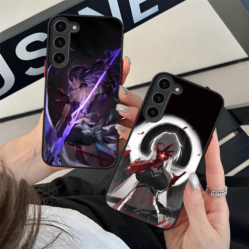 Силиконовый чехол HSR Acheron для мобильного телефона Samsung Galaxy S26 S25 S24 S23 S22 S21 Plus FE Ultra Цветной чехол