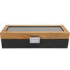Watch Box Solid Wood 6 Slot Display Storage Case Simple Classic Vintage Organizer